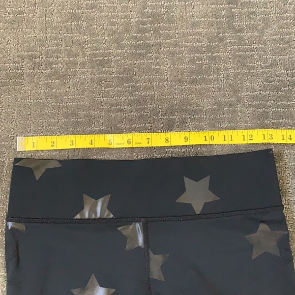 TEREZ black tonal star foil uplift leggings - Picture 4 of 5